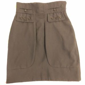 Maison Mayle black skirt